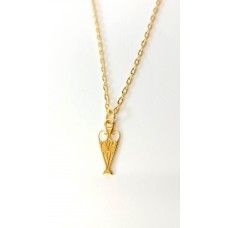 Ασημένιο κολιέ επιχρυσωμένο - Αμφορέας (SN149)